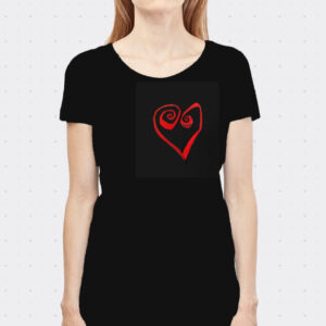 CAMISETA HEART ALGODÓN ORGÁNICO OFERTA MANGA CORTA CUELLO redondo