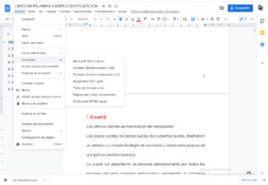 como digitalizar libro gratis ebook epub GOOGLE DRIVE DOCS