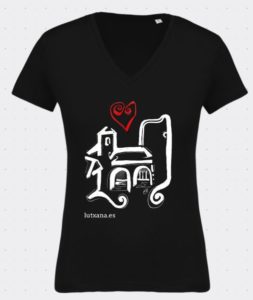 camiseta hinojosa del campo soria neomedievo diseño original mujer