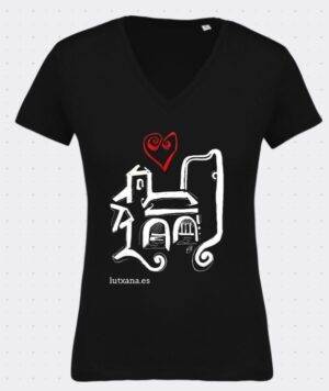 camiseta hinojosa del campo soria neomedievo diseño original mujer