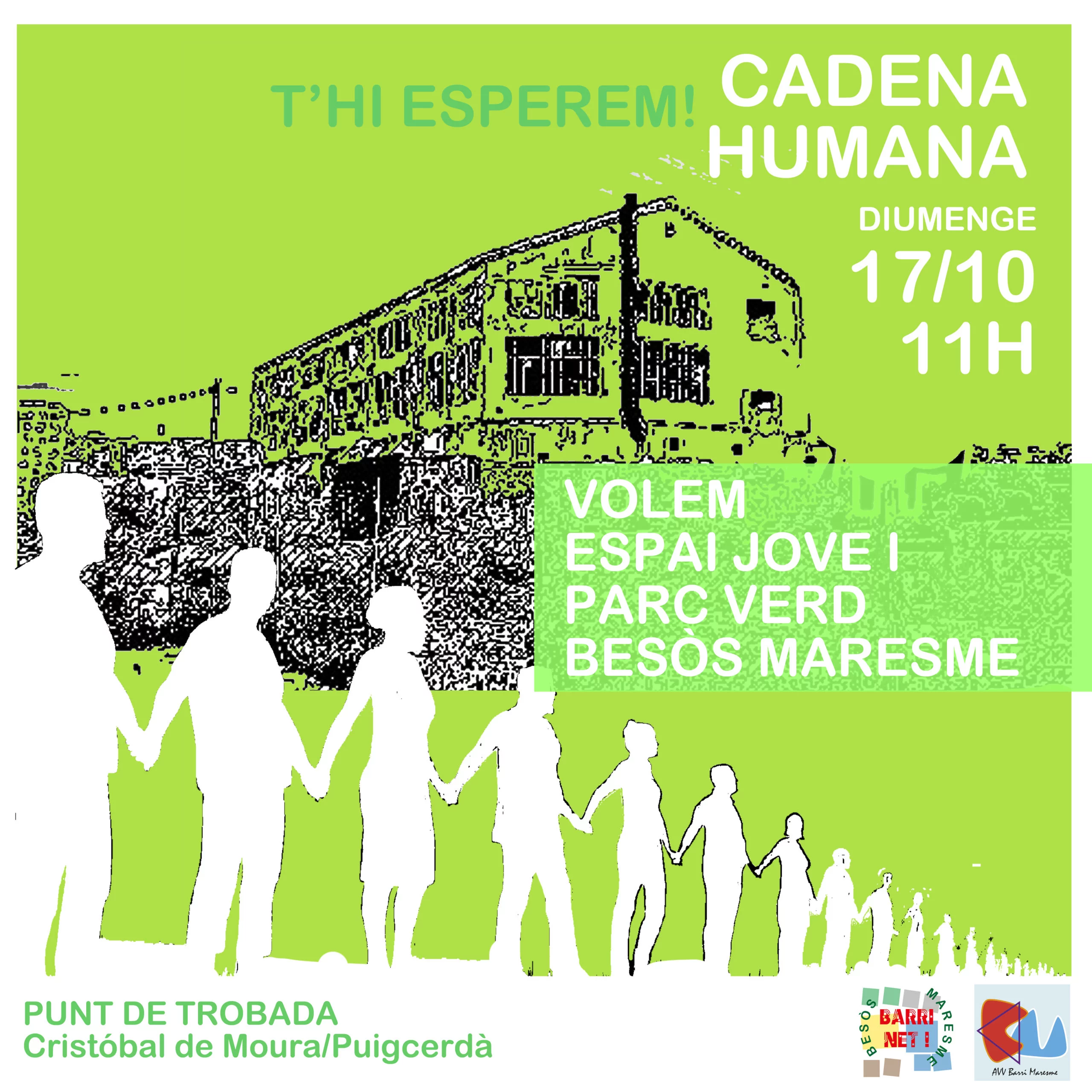 cadena humana maresme barcelona parc verd 2021 avv maresme forum