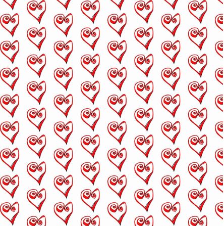 estampados telas papel decoración interiores lutxana red heart