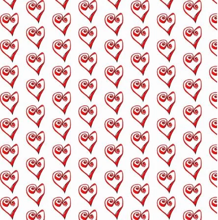 estampados telas papel decoración interiores lutxana red heart