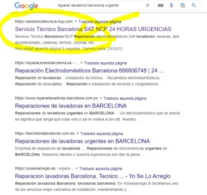 reparacion lavadoras barcelona urgente