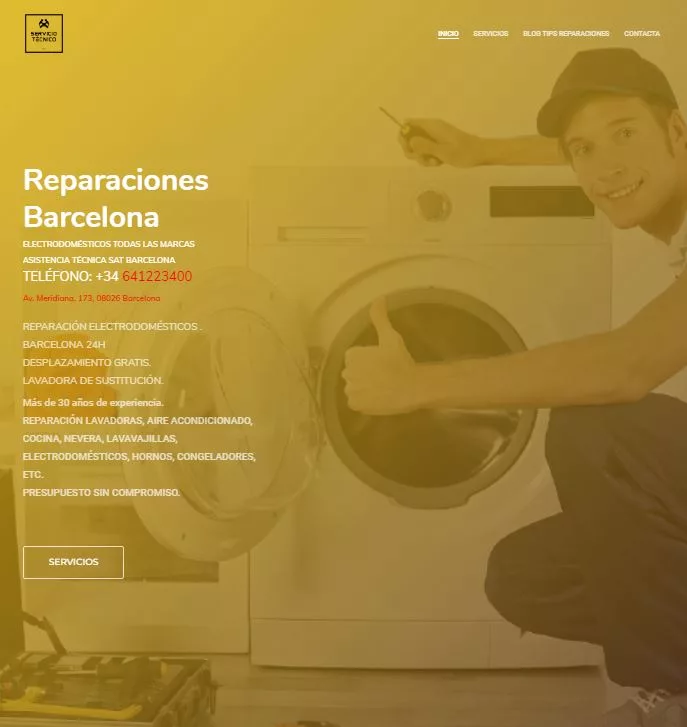 repara barcelona lavadoras ncp asistencia tecnica web seo marketing sem