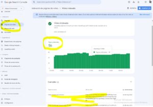 páginas con video claves en el SEO indexación web Google Search Console tips hacks