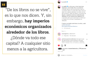 critica a las editoriales creación cultural la vasallo