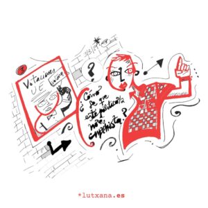lutxana art ilustraciones eco feministas carnet ideas creatividad barcelona elecciones partidos politicos machistas