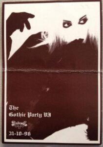 entrada flyer 1996 sala akelarre barcelona carrer lutxana 1999 poblenou barcelona