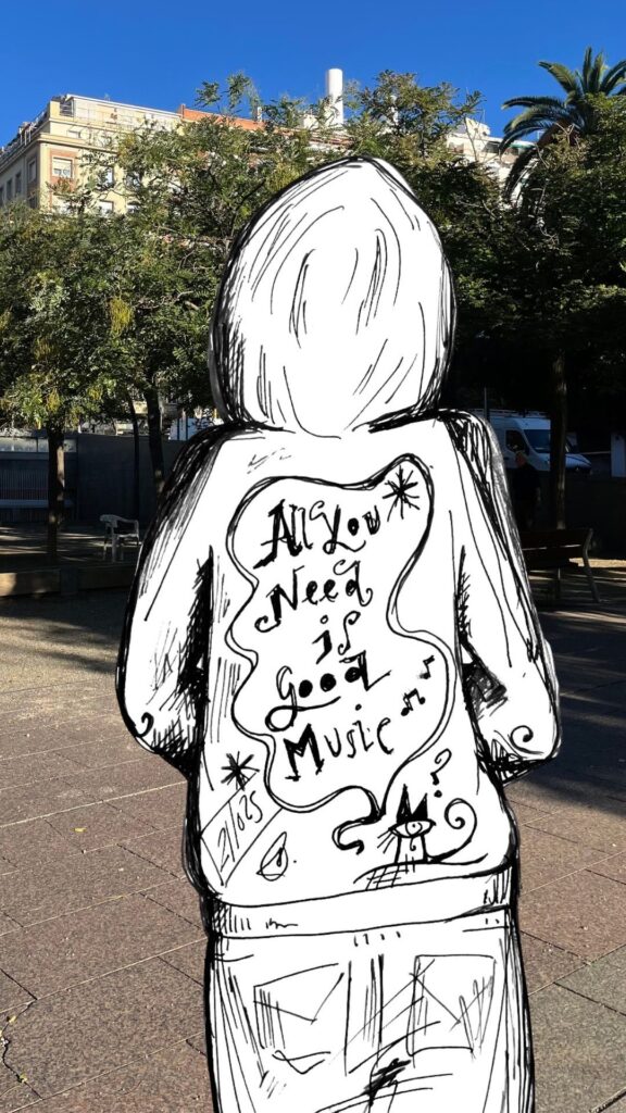 all yo need is good music art drawing lutxana art barcelona