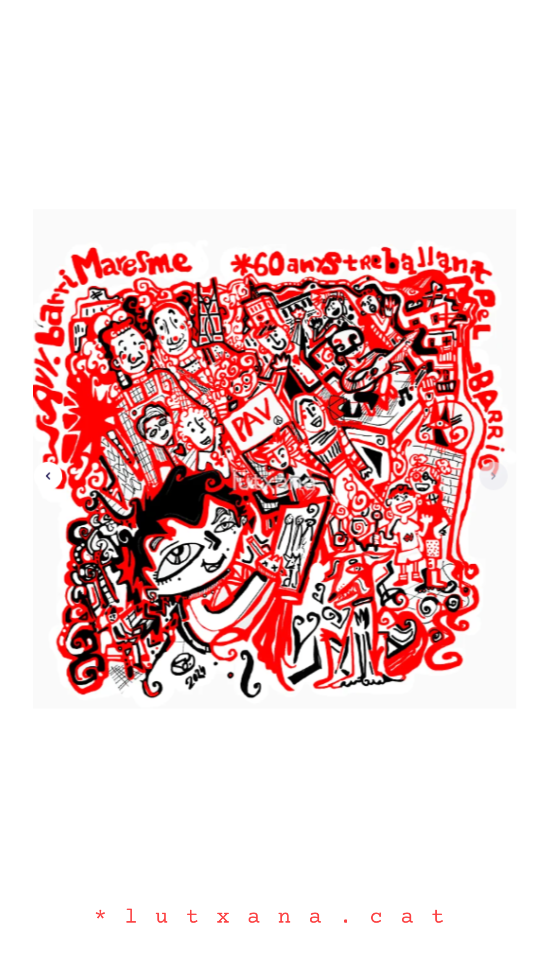 lutxana barri 60 Camiseta esencial